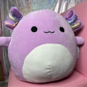 Monica Axolotl Import Version Squishmallow RARE HTF Stuffed Animal Collectible